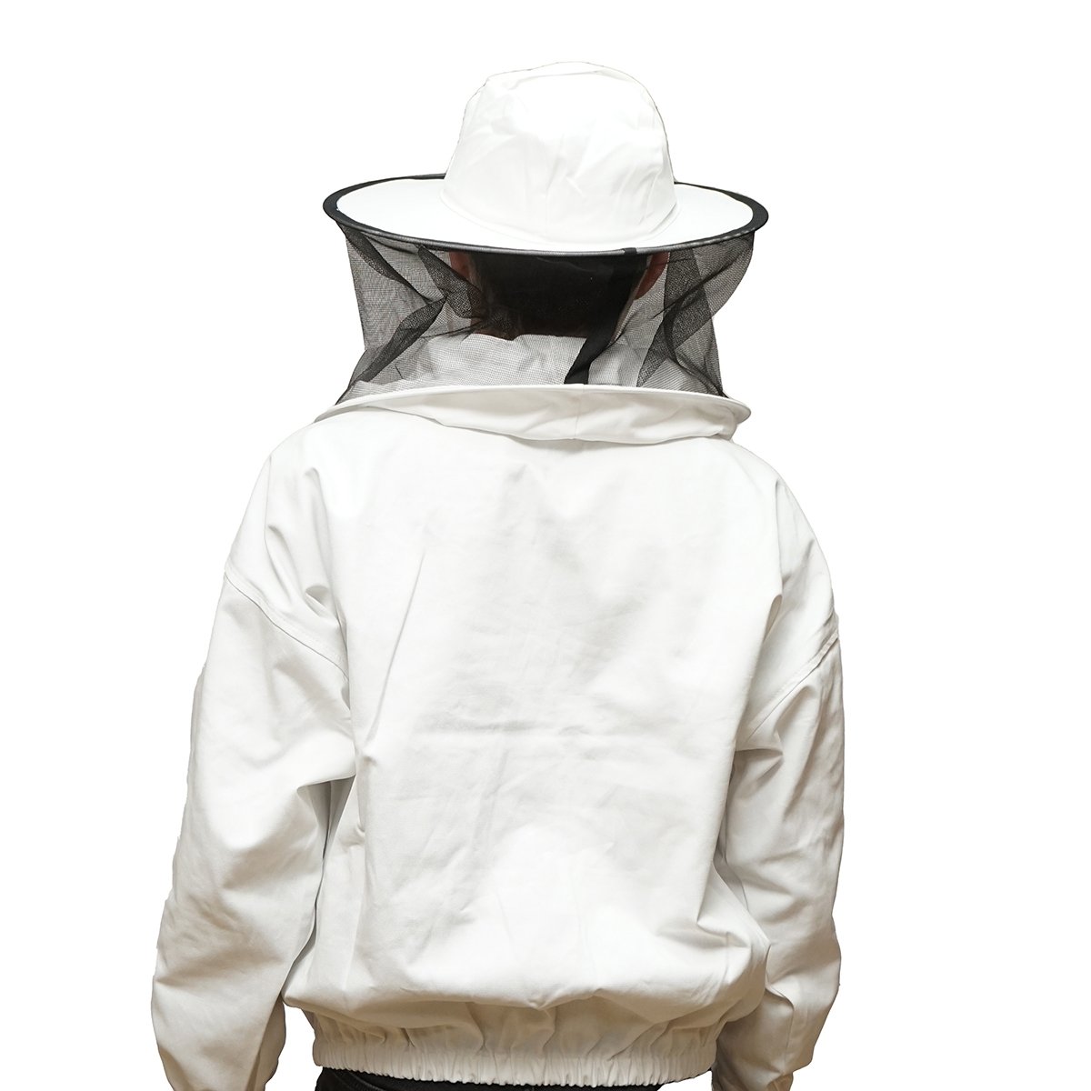 Bluza apicola alba cu masca de protectie marimea XL